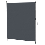 Vertikaalne varikatus 200x292 cm, alumiinium, reguleeritav p&auml;ikesesirm, hall