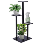 Lillepeenar metall 4-korruseline 84 cm must Orion