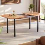 Pikendatav s&ouml;&ouml;gilaud, 120-160 cm, puiduv&auml;rvi, modernne minimalistlik, sobib 4-6 inimesele