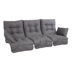 Padjakomplekt ROMA 108x56xH10cm tumehall 3 tk