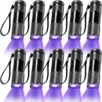 UV taskulamp, 395-400 nm, 9 LED, 10 tk