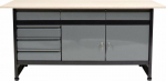 T&ouml;&ouml;laud Vorel 58456 1700x600x840 mm, 6 sahtlit, lukustatav kapp