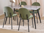 5-osaline komplekt Wicklow, 140x80x75 cm, roheline