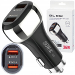 Autolaadija 30W QC3.0 PD USB-C metall, Automobilinis įkroviklis 30W QC3.0 PD USB-C metalinis