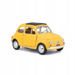 Mudel Bburago Fiat 500f (1965) 1:24, kollane