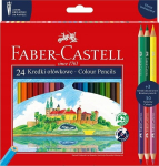 Faber-castell pliiatsikriitide kollektsioon "loss", 24 v&auml;rvi