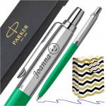 Parker Jotter Originals roheline pliiats graveeringu ja kinkekarbiga