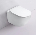 FIT2 7001 seinale paigaldatav servata WC-pott 490 mm, aeglaselt sulguva kaanega, topeltloputus 3/6 L