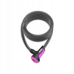 Jalgratta lukk Onguard Neon 8156pn - 180cm, 12mm, koos hoidikuga