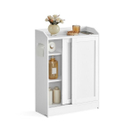 Vannitoakapp 20x60x80 cm Valge MDF Teras