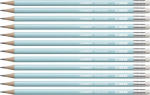 Swano Pastel HB pliiats kustutuskummiga sinine (12tk) - Stabilo
