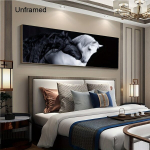 Plakat l&otilde;uend, mustvalge, 39,4x15,7 colio / 100x40 cm