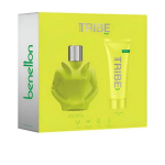 Parf&uuml;&uuml;mikomplekt Benetton We Are Tribe Play Men EDT 90 ml + du&scaron;igeel 75 ml puidune l&otilde;hn