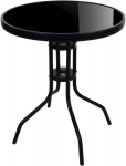 &Uuml;mmargune v&auml;lilaud Island, 60 cm, must