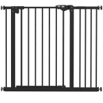 Turvav&auml;rav koertele, metall, 74-94 cm, must, 1 tk