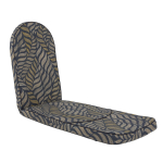 Lamamistooli padi Modena Oval G050-06IB, kollane/hall