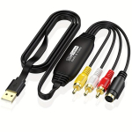 USB Video Salvestamise Kaabel, Must