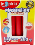 Plastiliini komplekt 15 pulka, punane, lastele