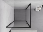 Mexen Exo p&ouml;&ouml;rdukseline du&scaron;inurk 85 x 85 cm, l&auml;bipaistev, must - 8181-085-085-70-00