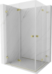 Mexen Lunar-F Duo volditav du&scaron;inurk 95 x 75 cm, l&auml;bipaistev, kuldne - 836-095L-075P-50-00