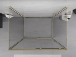 Mexen Exo-3S du&scaron;i&scaron;ektsioon 3-seinaline l&uuml;kanduks 130 x 70 cm, l&auml;bipaistev, kuldne - 8151-130-070-50-00-3S