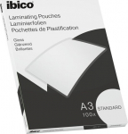 Lamineerimiskile Ibico A3 2x125 &micro;m, 200 lehte