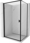 Mexen Mist-B du&scaron;ikabiin vasak avatav uks 80 x 75 cm, must raam, must - 8A2T-080-075-70-70-L