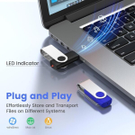 USB pulk 20 tk. 16 Gb Usb m&auml;lupulgad, metallist, p&ouml;&ouml;rleva kaanega