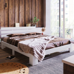 Puidust kaheinimese voodi, 140x200 cm, alusega, 1 tk