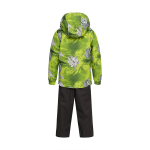 Huppa Poiste kevad-s&uuml;gis komplekt YOKO, green pattern/ dark gray