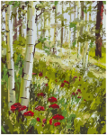 Maalimiskomplekt numbrite j&auml;rgi Suvi metsas, 40 x 50