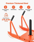 T&otilde;sterakid spordiga tegelemiseks, 745 mm x 440 mm x 475 mm, oranžid