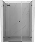 Mexen Lunar L du&scaron;iuks tiibuuks vasak 160 cm, l&auml;bipaistev, reljeefne hall - 834SL-160-050-66-00-L