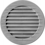 &Uuml;mmargune hall ventilatsioonikanal v&otilde;rguga 125 mm