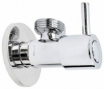 Kroomitud 1/2"x1/2" keraamilise ventiiliga kraanikausi nurgasegisti