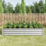 Metallist peenrakomplekt, teras, tsingitud, 180x91x30 cm, 1 tk