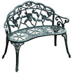 Aiapink, metall, 100x54x78 cm, 2 istekohaga, 1 tk