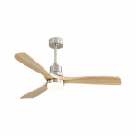 Laeventilaator LED-valgusega, DC mootor, 6 kiirust, 132 cm, 1 tk