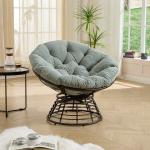 Papasan tool, teras, PE rotang, 360 kraadi p&ouml;&ouml;re, 1 tk