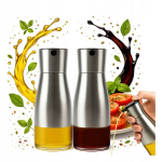 2x metallkorgiga klaaspudelit, 320 ml