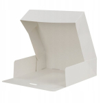 10x valged karbid pirukate, kookide jaoks 25x21x7 cm