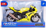 Rmz 1:12 Honda Cbr1000rr-r Fireblade 2020 kollane mootorrattamudel