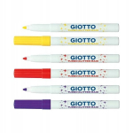 Giotto Turbo Glitter Maxi markerid, 6 v&auml;rvi
