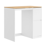 SoBuy Pesupesemisaluse kapp BZR223-WN Valge 100&times;60&times;95cm MDF