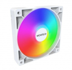 Montech Arvutikorpuse ventilaator GF120 V2 ARGB PWM 3I1(W), 120mm, 1600RPM, 73.1cfm, HDB, RGB kontroller kaasas
