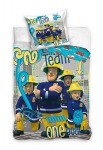 Laste voodipesukomplekt Fireman Sam, 140x200, 2-osaline