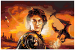 Maalimiskomplekt numbrite j&auml;rgi Harry potter ja tulepeeker 60x38