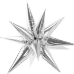 Fooliumist &otilde;hupall "Star" 95 cm 3D h&otilde;be