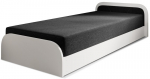 Voodi NORE Parys Sawana 14, 90x200 cm, must/valge