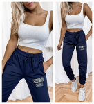 Naiste puuvillased vabaajap&uuml;ksid Newyork, sinine